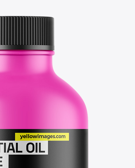 Matte Essential Oil Bottle Mockup