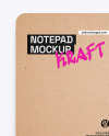 Kraft Notepad Mockup