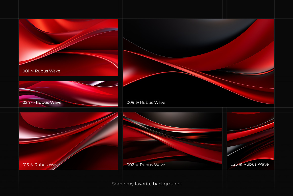 Rubus Wave ❊ Background Set Rubus Wave ❊ Background Set