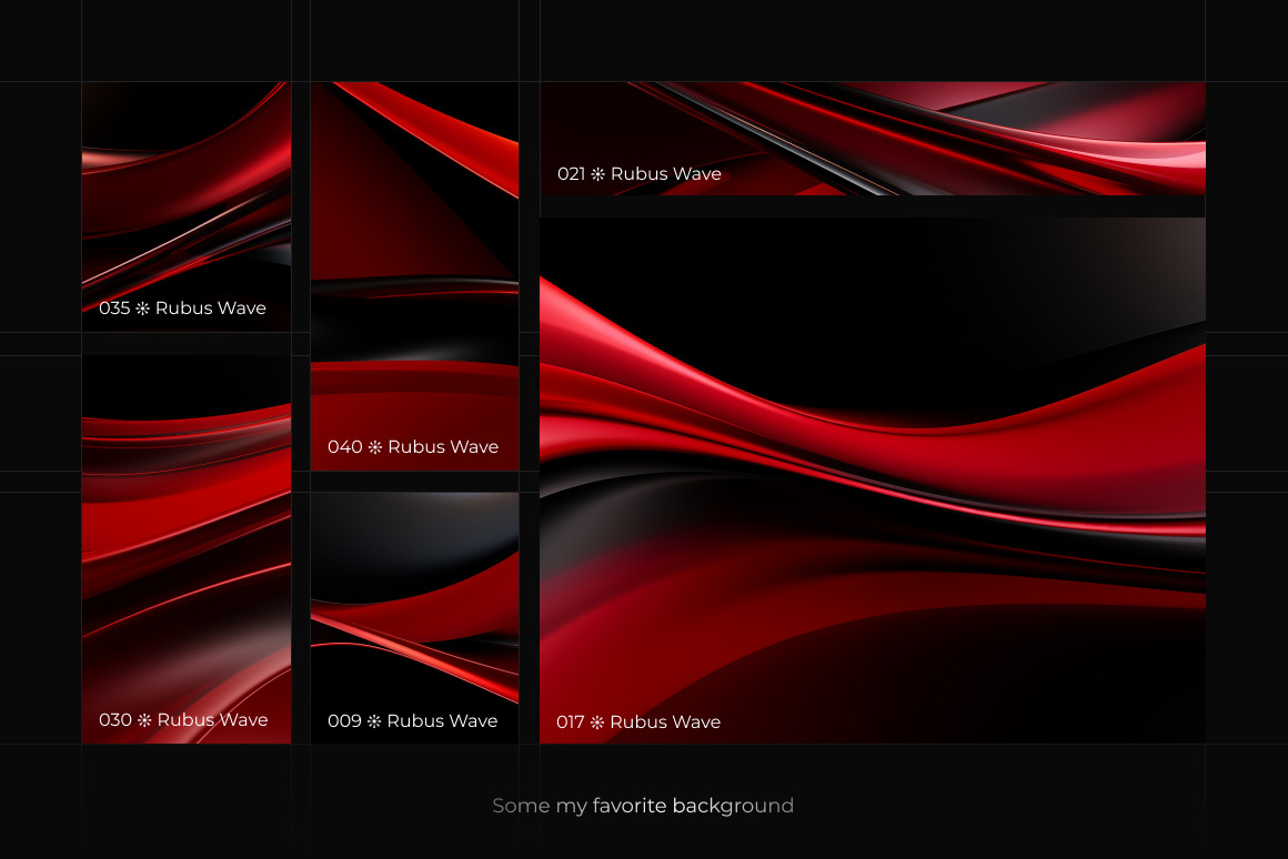 Rubus Wave ❊ Background Set Rubus Wave ❊ Background Set