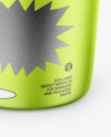 Metallized Yougurt Cup Mockup