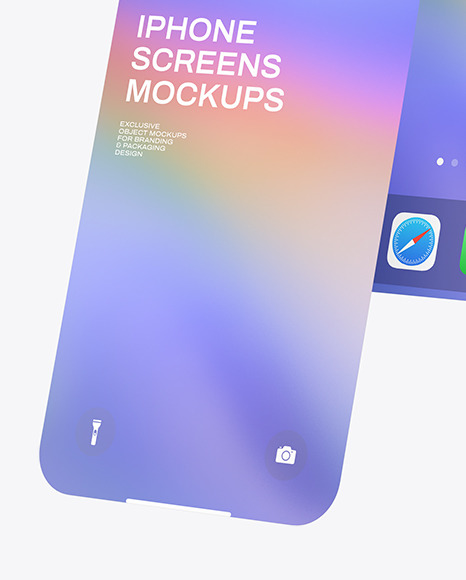 iPhone Screens Mockup