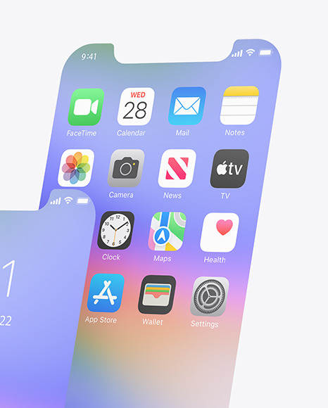 iPhone Screens Mockup