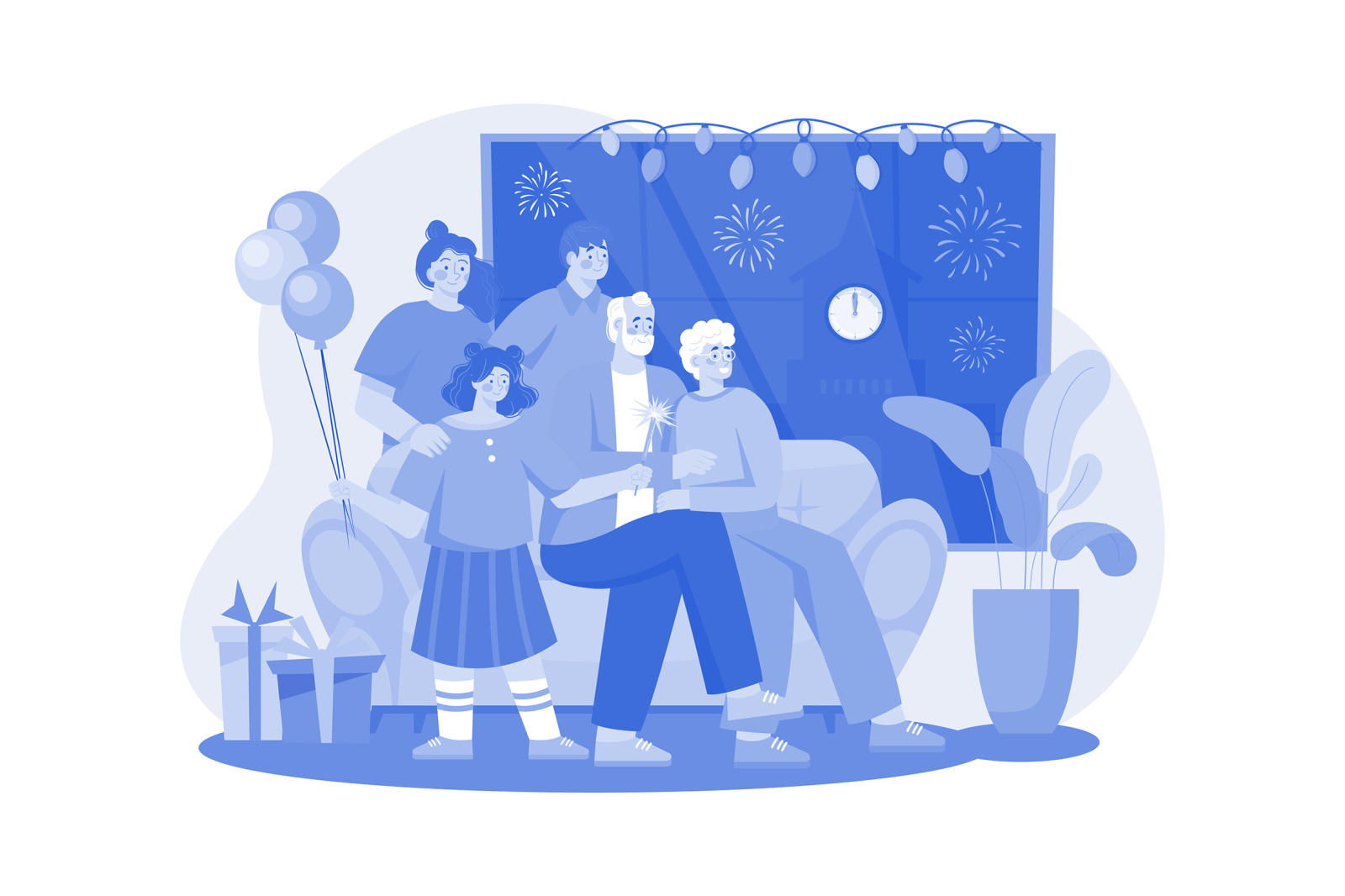 M520_New year’s Eve Illustration Pack M520_New year’s Eve Illustration Pack