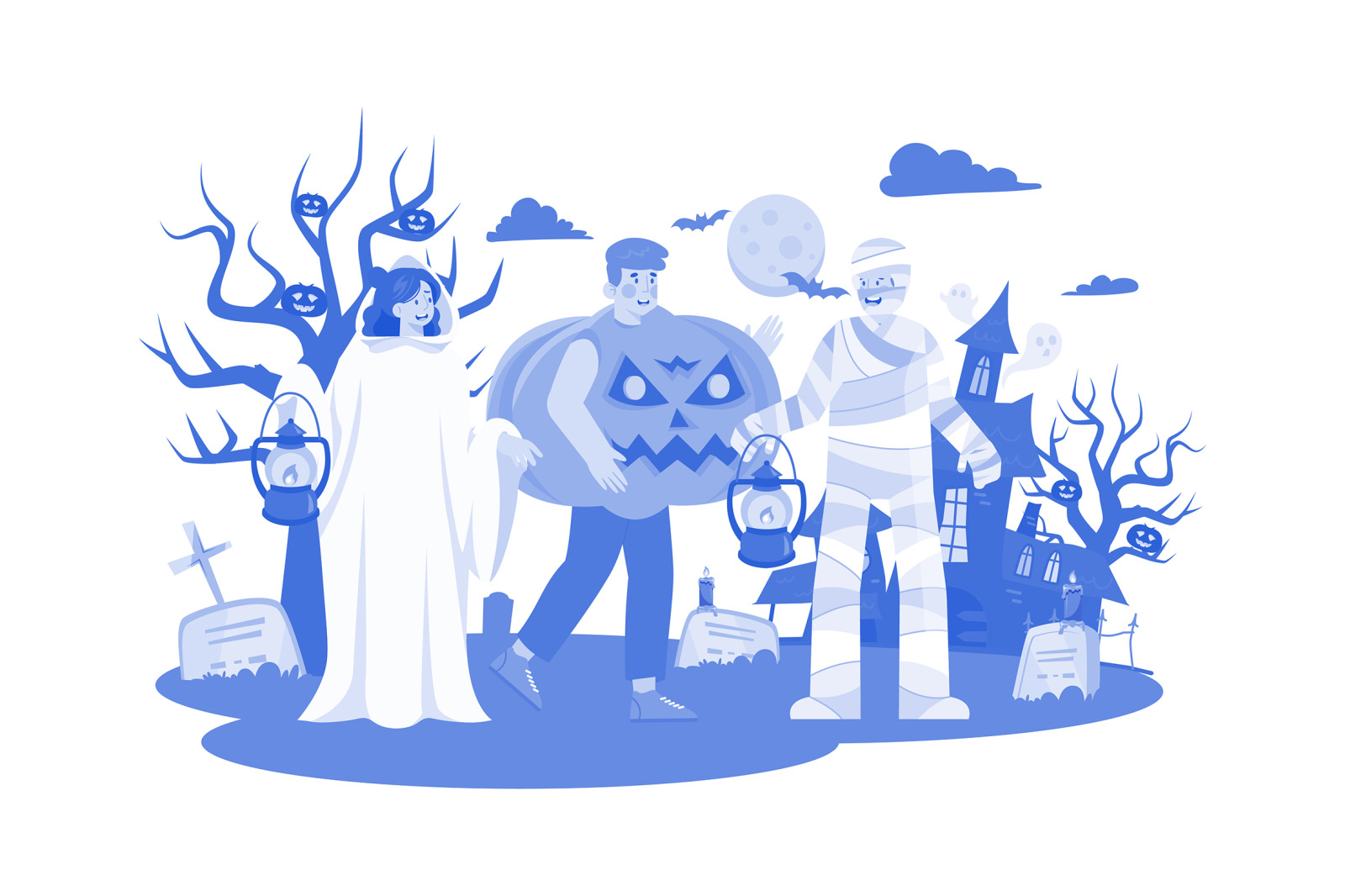 M518_ Halloween Illustration Pack M518_ Halloween Illustration Pack