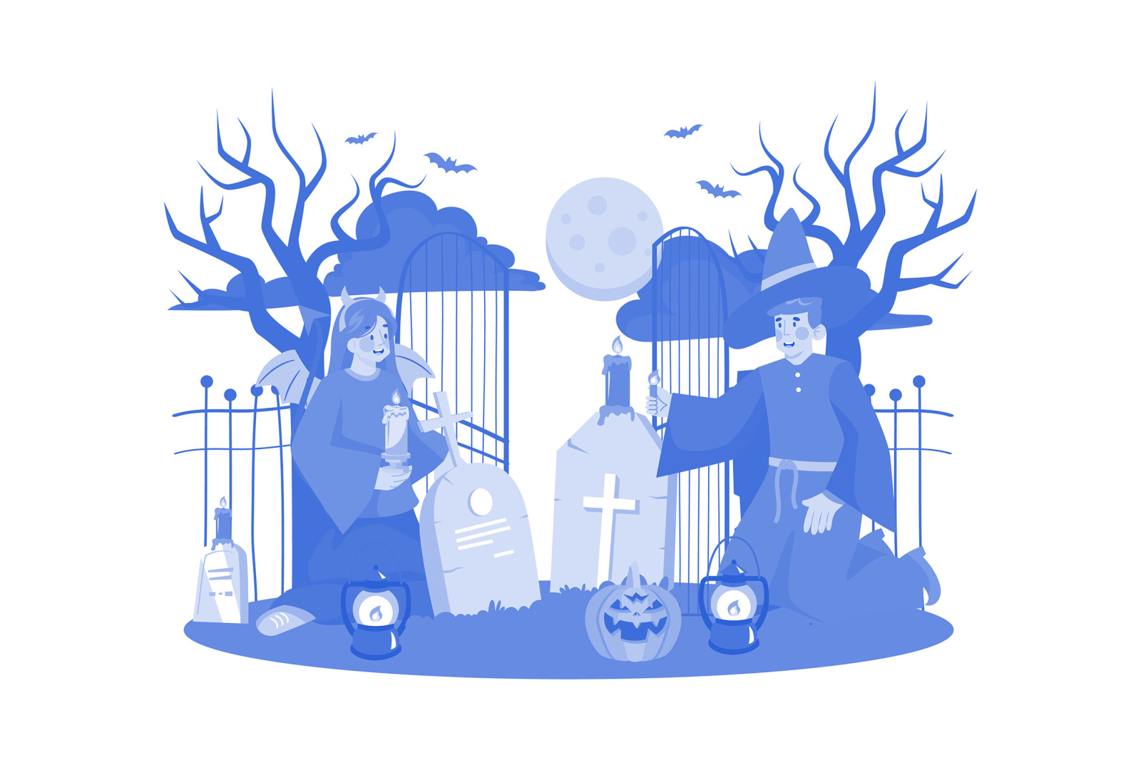 M518_ Halloween Illustration Pack