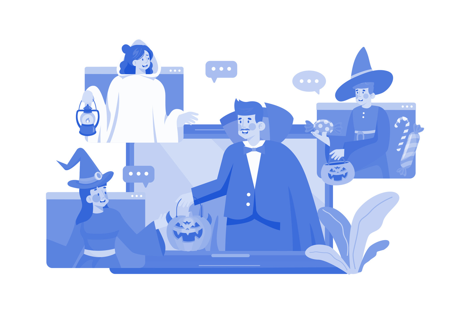 M518_ Halloween Illustration Pack M518_ Halloween Illustration Pack