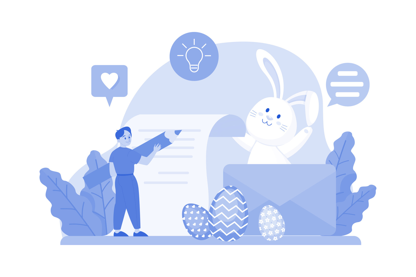 M513_ Easter Day Illustration Pack M513_ Easter Day Illustration Pack