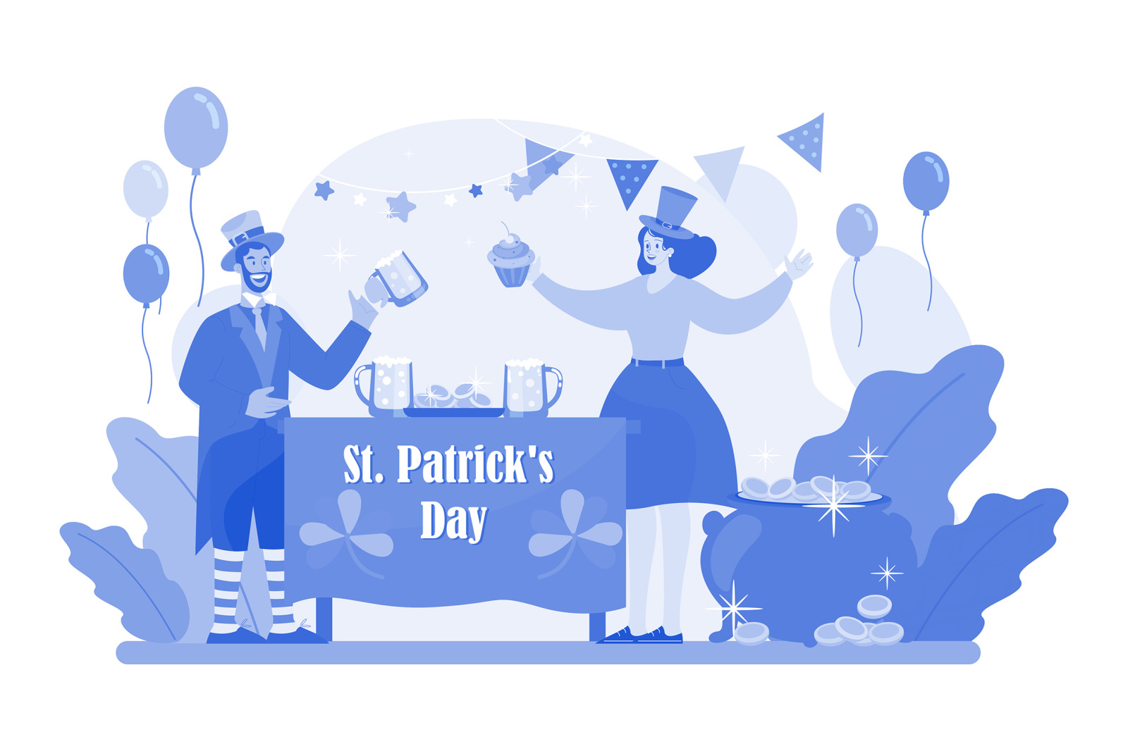 M512_St. Patrick’s Day Illustration Pack