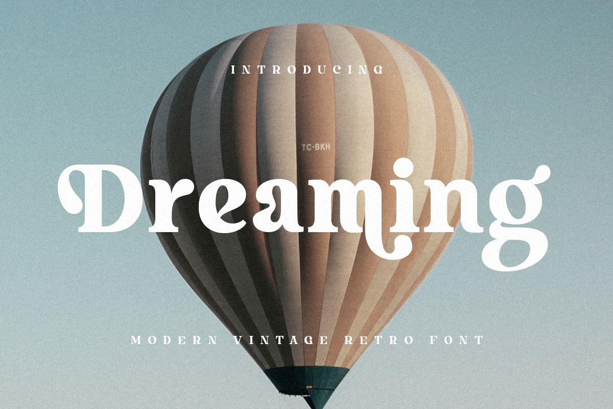 Dreaming - Modern Vintage Retro Font Dreaming - Modern Vintage Retro Font