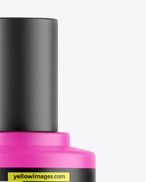 Matte Cosmetic Bottle Mockup