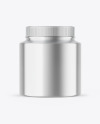 Metallic Protein Jar Mockup Metallic Protein Jar Mockup