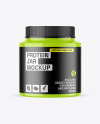 Glossy Protein Jar Mockup Glossy Protein Jar Mockup