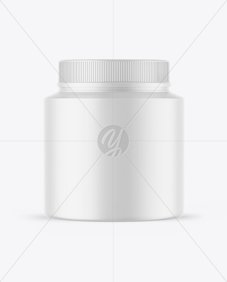 Matte Protein Jar Mockup