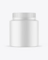 Matte Protein Jar Mockup