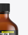 Amber Glass Essential Oil Bottle Mockup