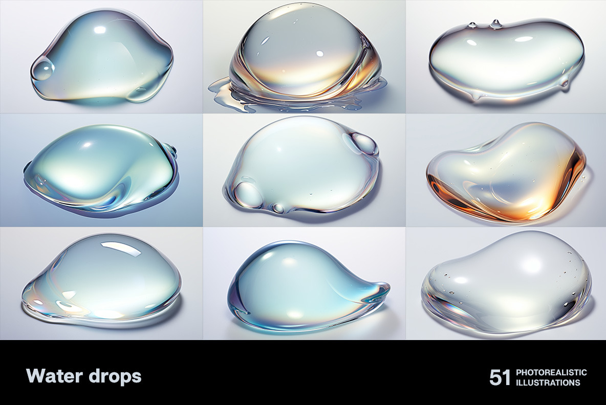 Water drops Water drops