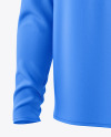 Men’s Zip Sweatshirt Mockup - Half Side View