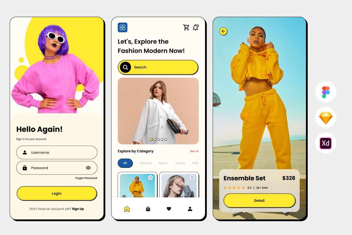 FashLuxe - Fashion Mobile App FashLuxe - Fashion Mobile App
