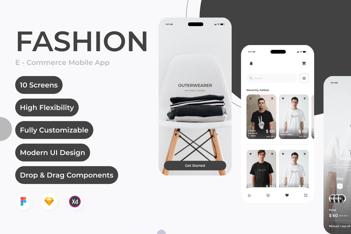 Outerwearer - Fashion Commerce Mobile App