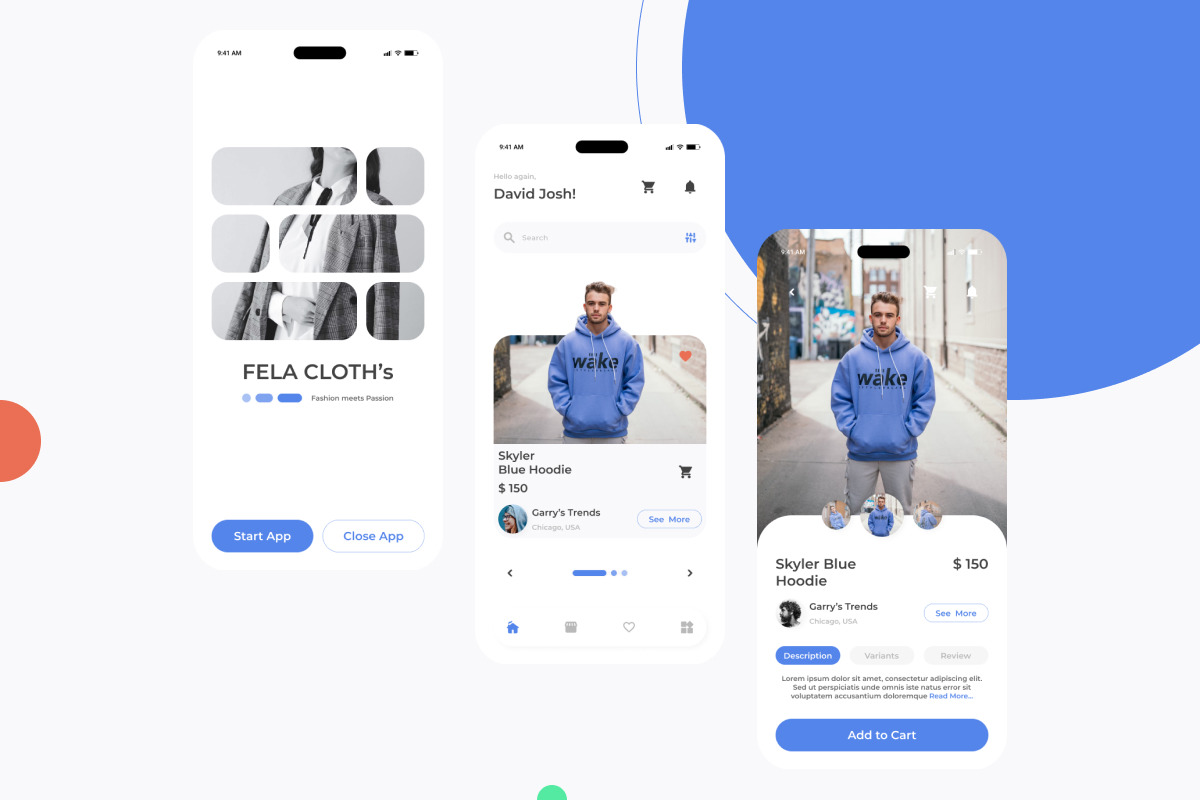 Fela Cloth's - Fashion Commerce Mobile App Fela Cloth's - Fashion Commerce Mobile App