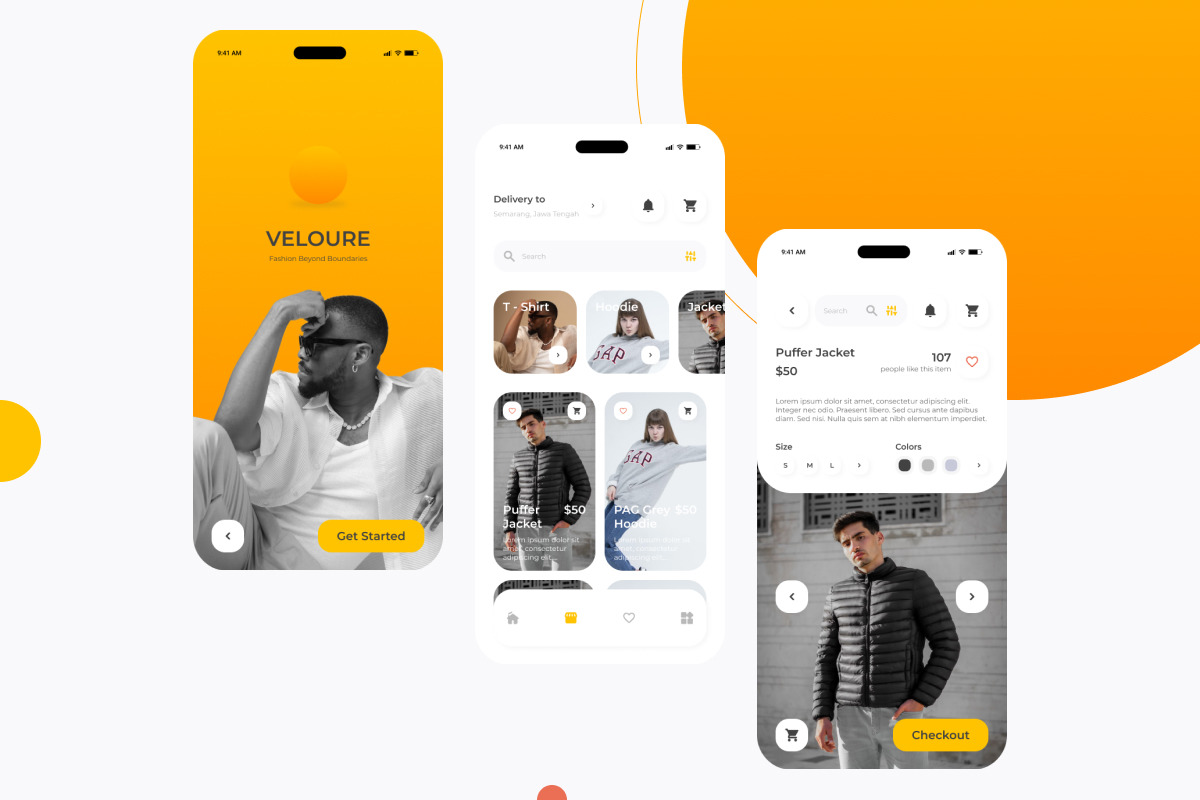 Veloure - Fashion Commerce Mobile App