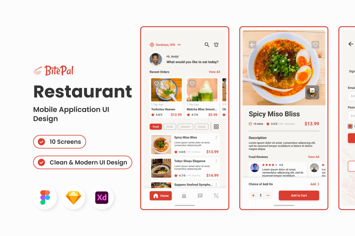 BitePal - Restaurant Mobile App