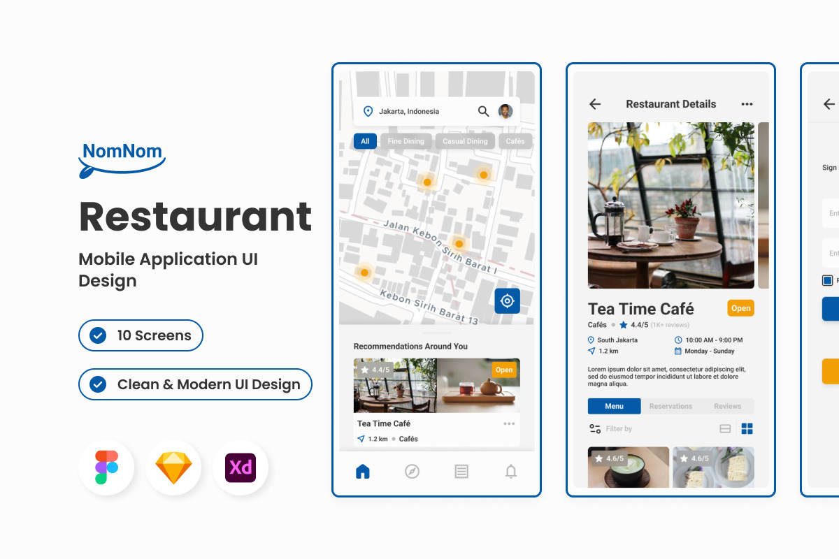 NomNom - Restaurant Mobile App NomNom - Restaurant Mobile App