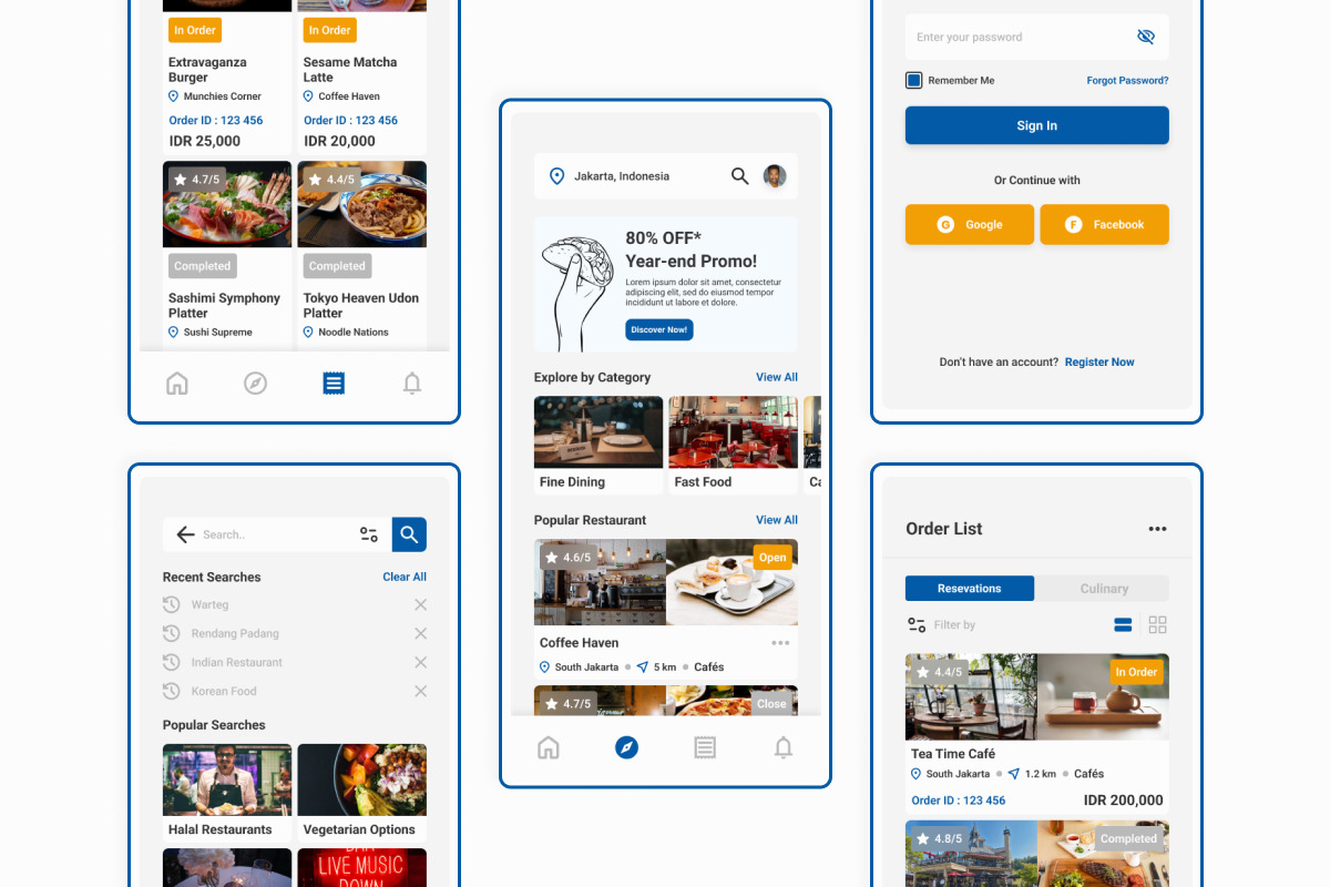 NomNom - Restaurant Mobile App NomNom - Restaurant Mobile App