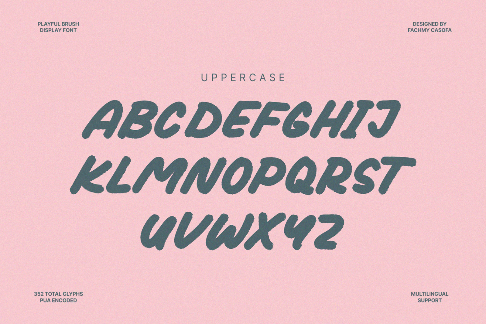 NCL AMORE BENKOVA - PLAYFUL BRUSH DISPLAY FONT