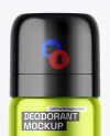 Metallic Deodorant Mockup