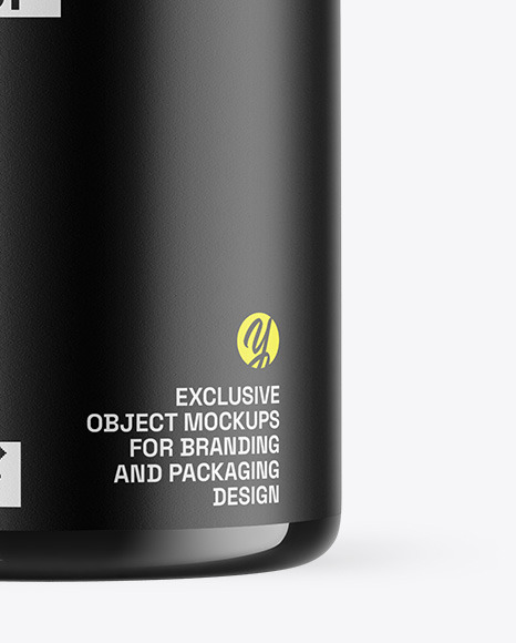 Dark Amber Cosmetic Bottle Mockup