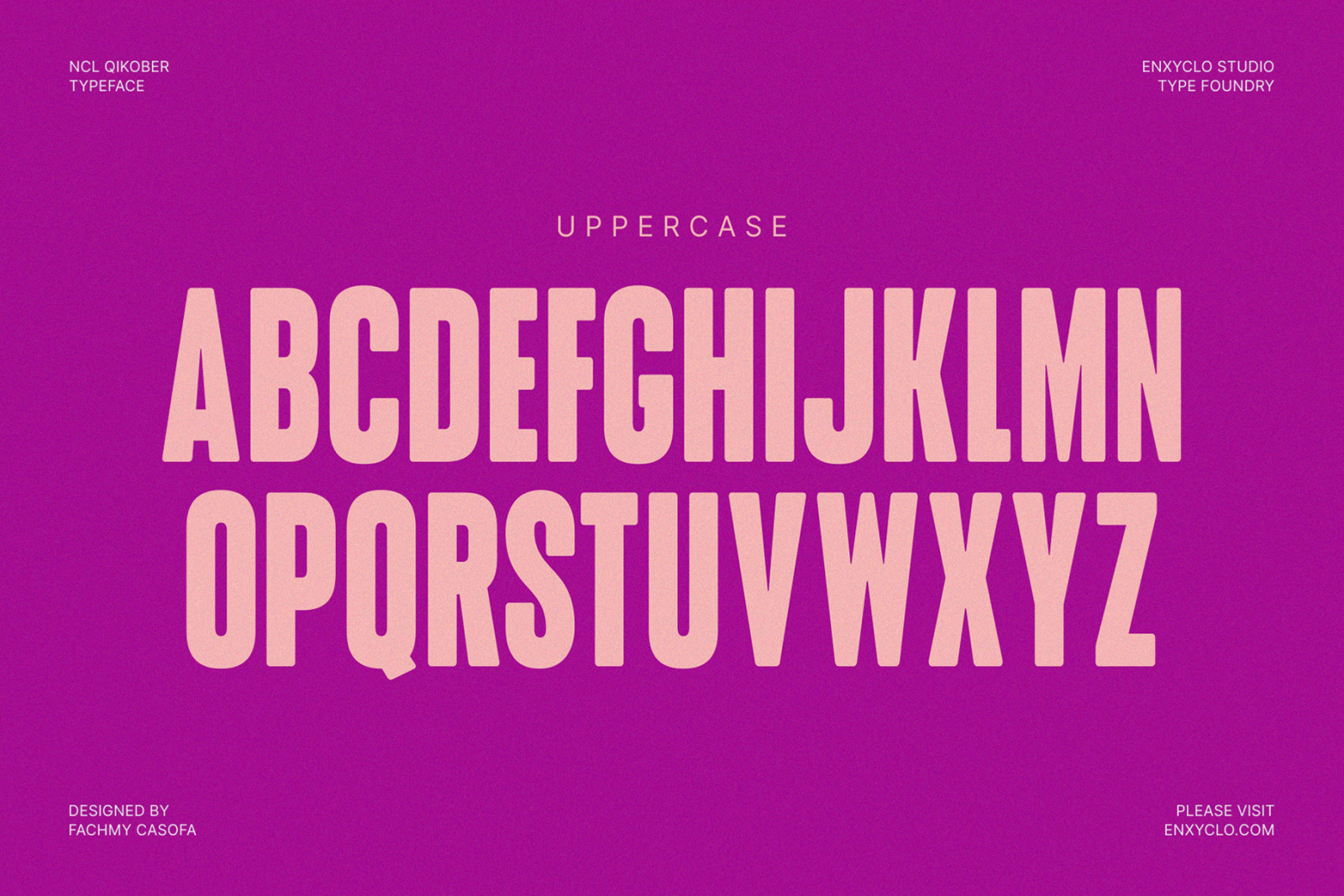 NCL QIKOBER - BOLD ROUNDED CONDENSED FONT NCL QIKOBER - BOLD ROUNDED CONDENSED FONT