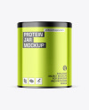 Metallic Protein Jar Mockup