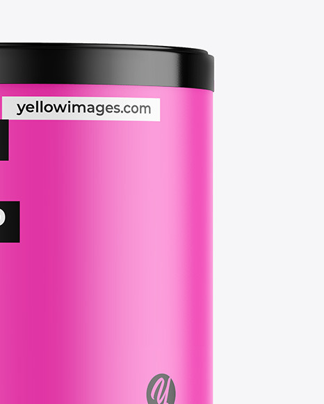 Matte Protein Jar Mockup Matte Protein Jar Mockup