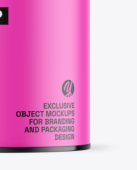 Matte Protein Jar Mockup Matte Protein Jar Mockup