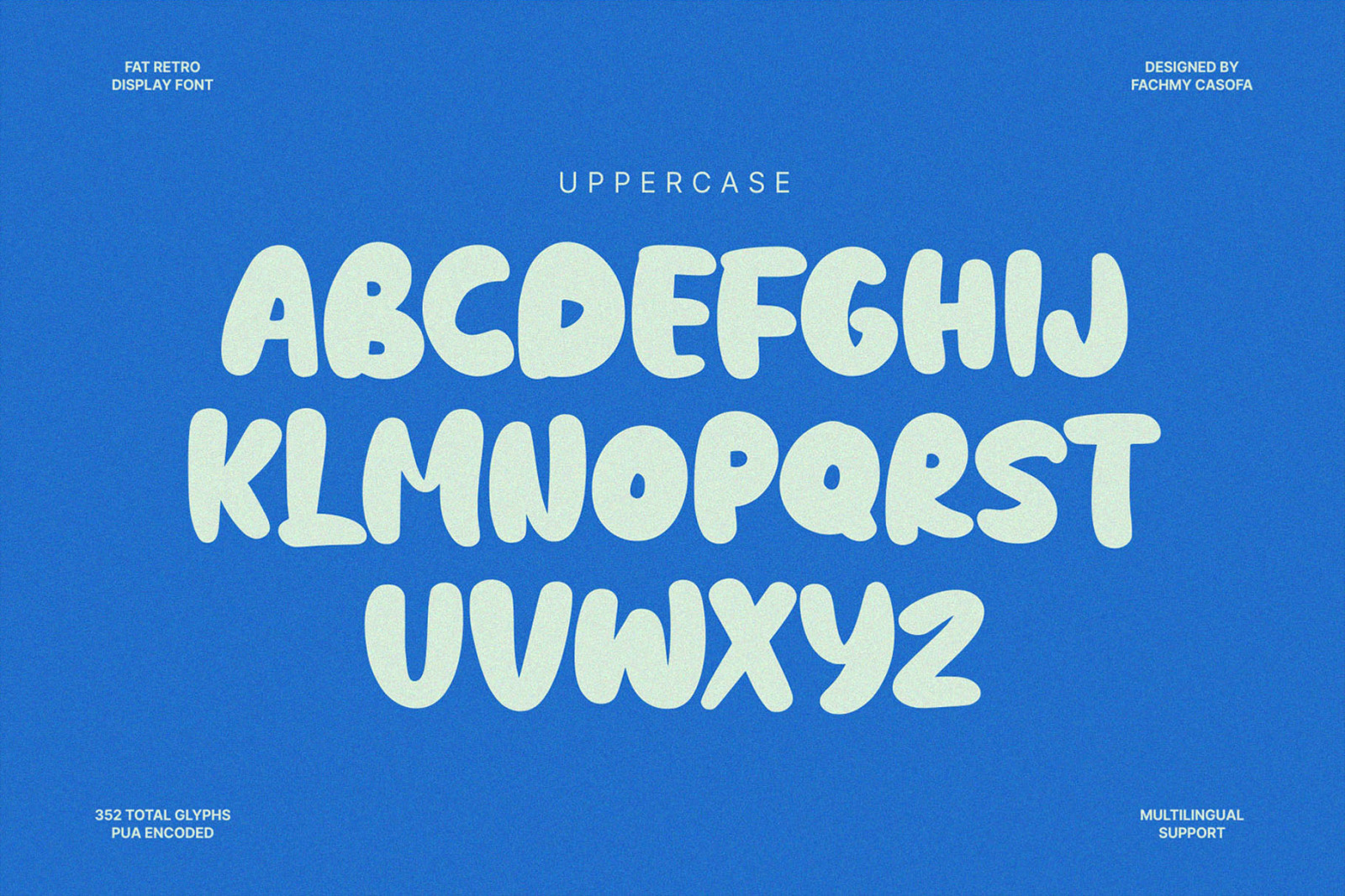 NCL FATBOY ONISHUKE - FAT RETRO FONT