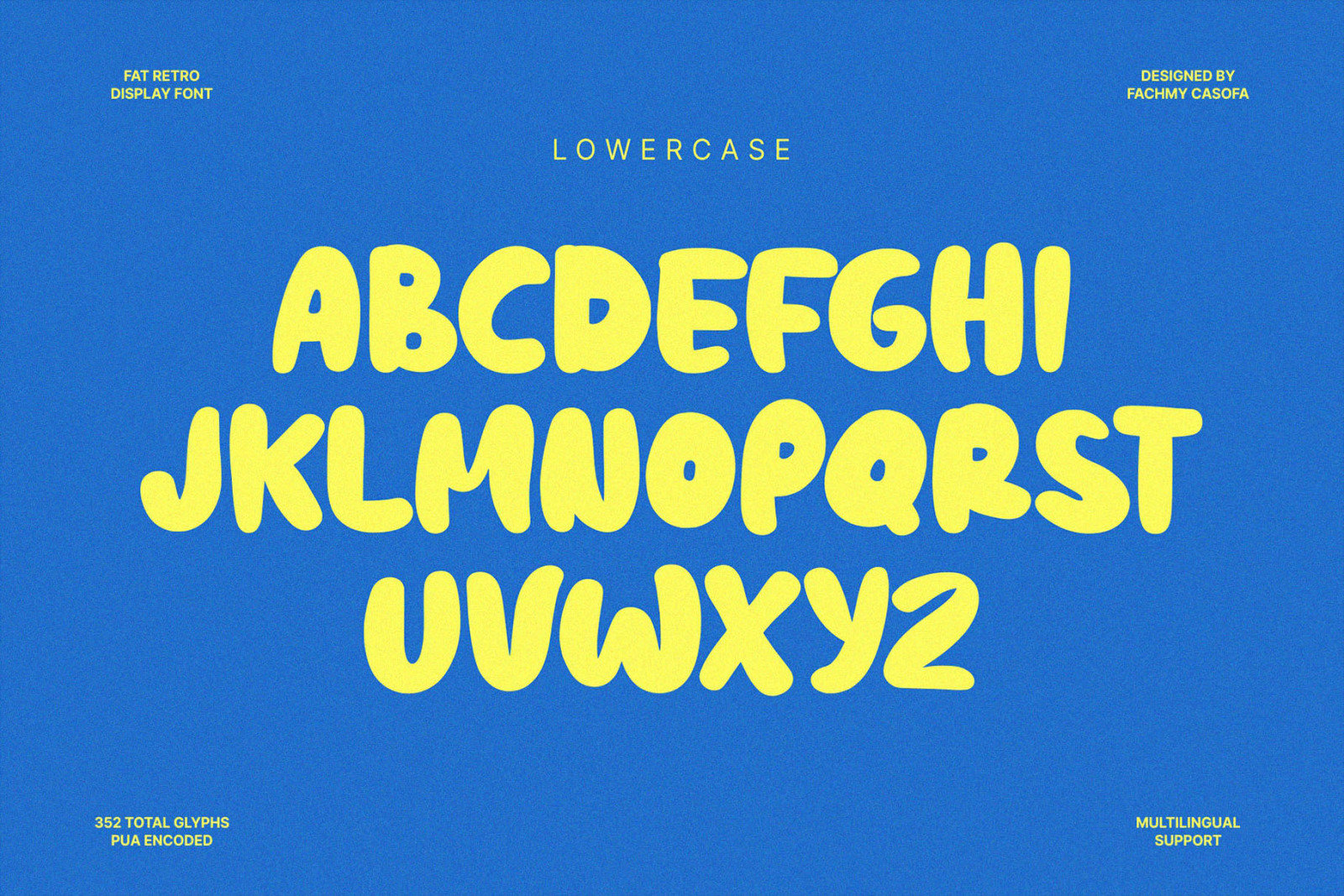 NCL FATBOY ONISHUKE - FAT RETRO FONT