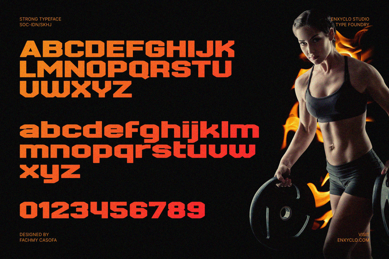 NCL MAXIPOWER - GYM FONT