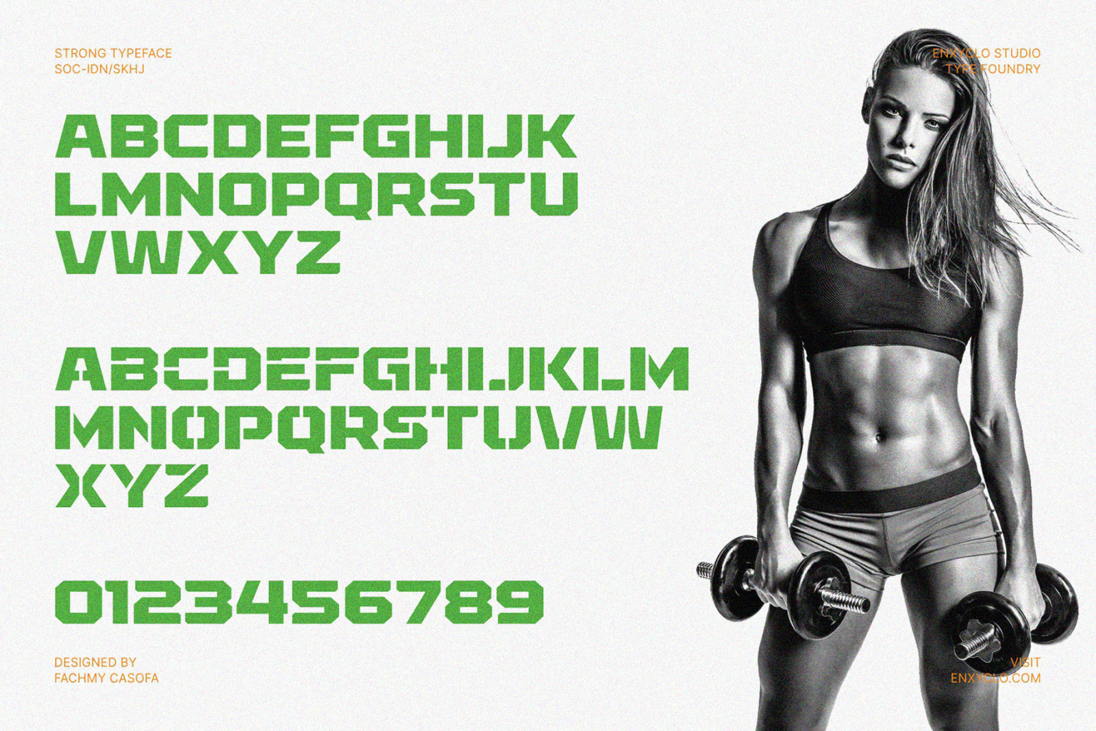 NCL MONSTER BEAST - GYM SPORT FONT