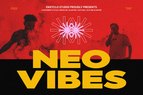 NCL NEOVIBES - BOLD EXPANDED FONT - Fonts