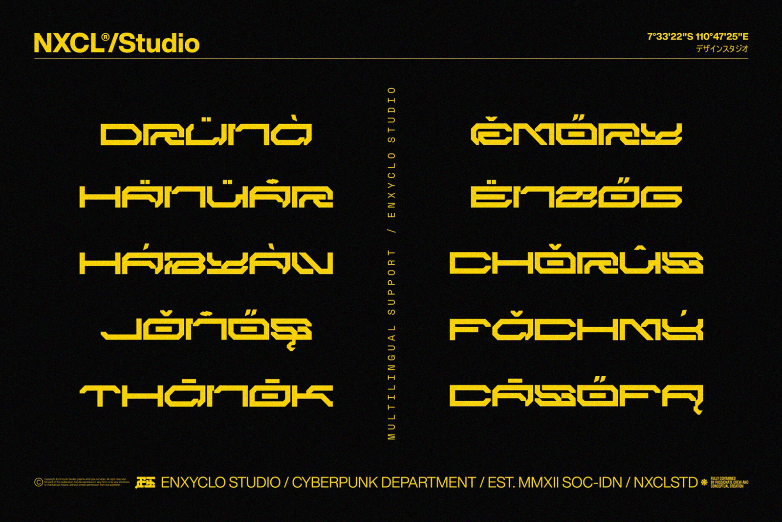 NCL BRAYQOSE - CYBERPUNK FUTURISTIC MECHA FONT NCL BRAYQOSE - CYBERPUNK FUTURISTIC MECHA FONT