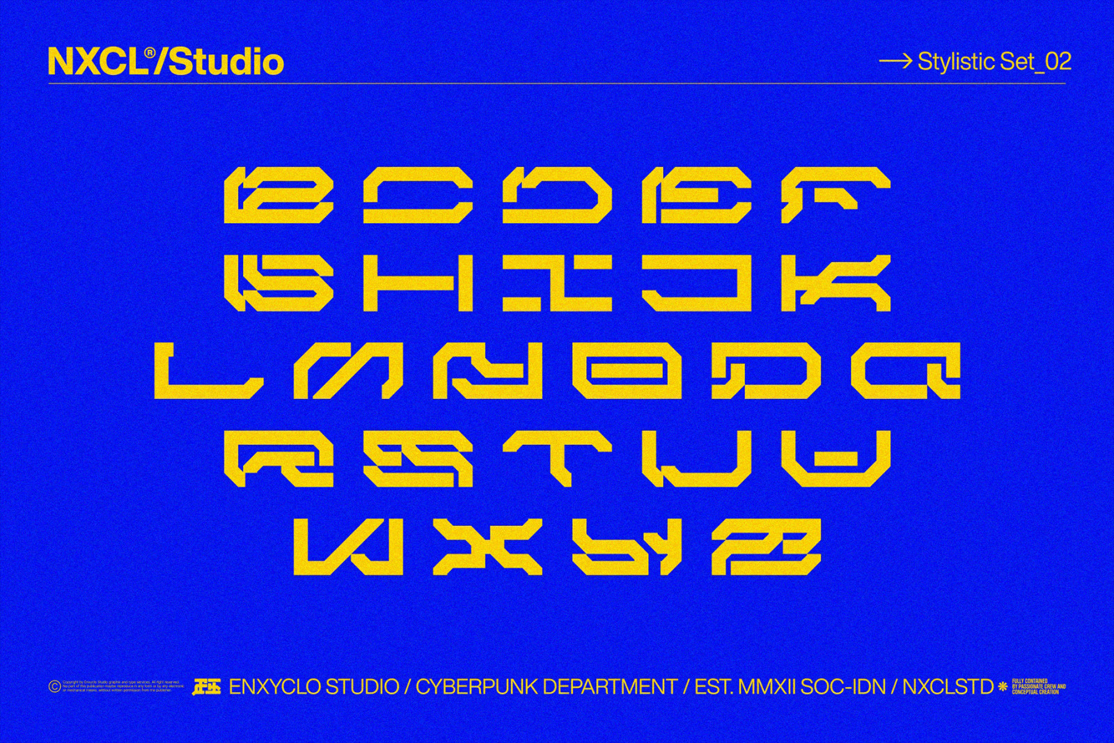 NCL BRAYQOSE - CYBERPUNK FUTURISTIC MECHA FONT NCL BRAYQOSE - CYBERPUNK FUTURISTIC MECHA FONT