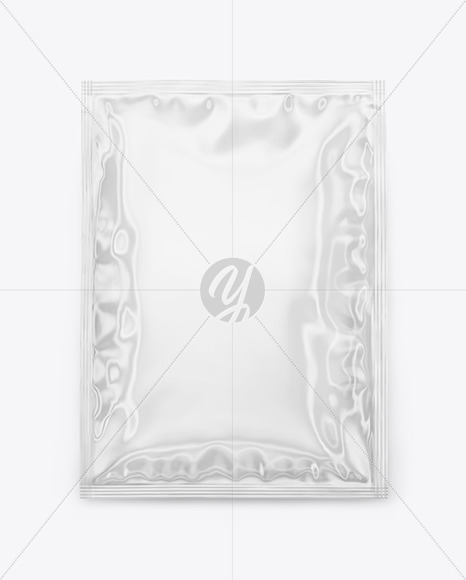 Glossy Sachet Mockup