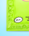 Glossy Sachet Mockup Glossy Sachet Mockup