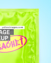 Glossy Sachet Mockup Glossy Sachet Mockup
