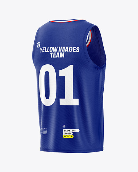 Basketball Jersey Mockup - Back View