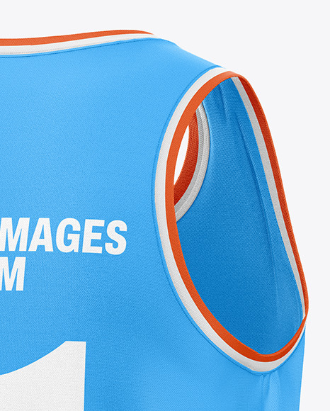 Basketball Jersey Mockup - Back View
