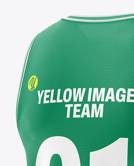 Basketball Jersey Mockup - Back View