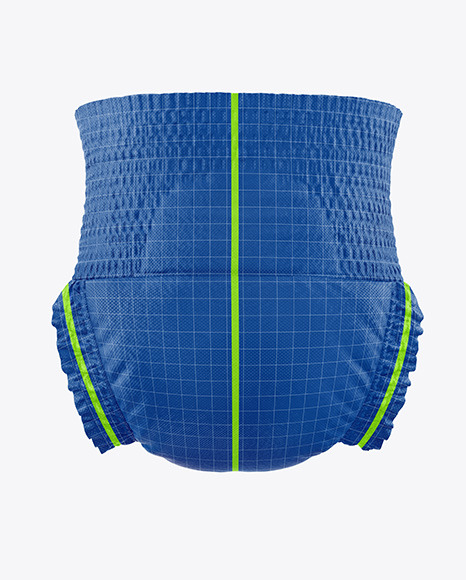 Diaper Mockup - Back View